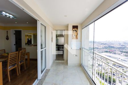 Varanda da Sala de apartamento à venda com 2 quartos, 96m² em Jardim Wanda, Taboão da Serra