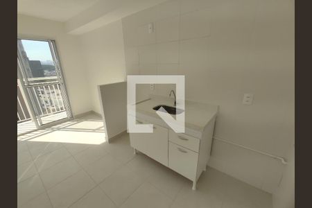 Sala / Cozinha de apartamento para alugar com 2 quartos, 34m² em Bom Retiro, São Paulo