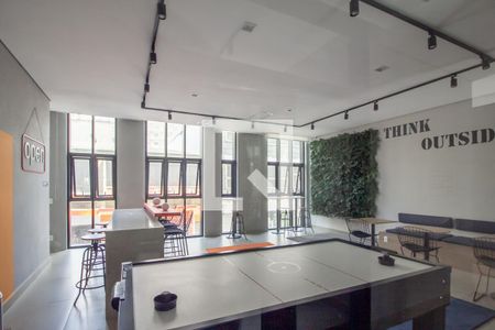 Studio para alugar com 23m², 1 quarto e sem vaga Studio para alugar com 23m², 1 quarto e sem vagaSalão de jogos