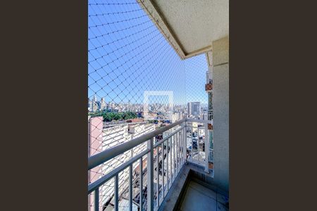 Varanda da Sala de apartamento para alugar com 1 quarto, 33m² em Brás, São Paulo
