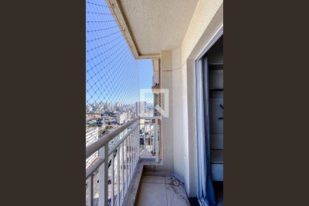 Varanda da Sala de apartamento para alugar com 1 quarto, 33m² em Brás, São Paulo