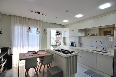 Sala/Cozinha de apartamento para alugar com 2 quartos, 50m² em Vila Santa Angelina, São Bernardo do Campo