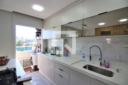 Sala/Cozinha de apartamento para alugar com 2 quartos, 50m² em Vila Santa Angelina, São Bernardo do Campo