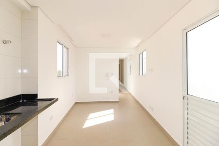 Sala e Cozinha de apartamento para alugar com 2 quartos, 45m² em Chácara Califórnia, São Paulo