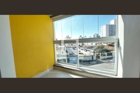 Varanda Sala de apartamento para alugar com 2 quartos, 50m² em Vila Scarpelli, Santo André
