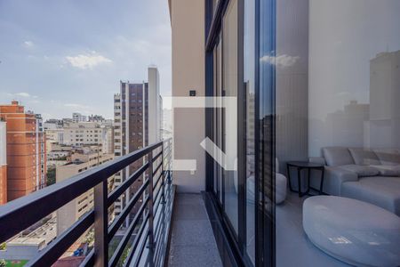 Varanda da Sala de apartamento à venda com 2 quartos, 107m² em Cerqueira César, São Paulo