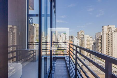 Varanda da Sala de apartamento à venda com 2 quartos, 107m² em Cerqueira César, São Paulo