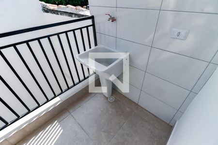 Casa para alugar com 26m², 1 quarto e sem vagaDetalhe da area de serviço