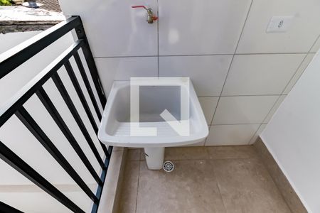 Casa para alugar com 26m², 1 quarto e sem vagaDetalhe da area de serviço