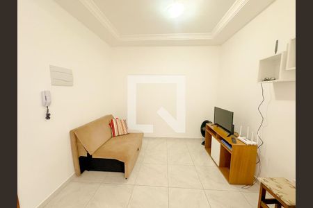 Sala de TV de apartamento para alugar com 1 quarto, 40m² em Ingleses do Rio Vermelho, Florianópolis