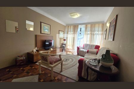 Sala de apartamento para alugar com 4 quartos, 115m² em Ponta da Praia, Santos