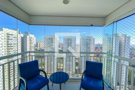 Vista da Sala de apartamento para alugar com 2 quartos, 70m² em Vila Lusitania, São Bernardo do Campo