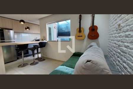 Sala de apartamento para alugar com 2 quartos, 55m² em Parque Novo Oratório, Santo André