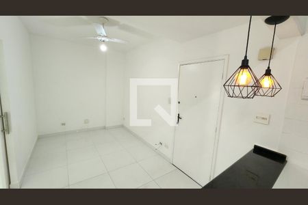 Detalhe Sala de apartamento para alugar com 1 quarto, 48m² em Aparecida, Santos