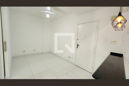 Sala de apartamento para alugar com 1 quarto, 48m² em Aparecida, Santos