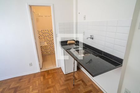 Quarto -cozinha de kitnet/studio para alugar com 1 quarto, 23m² em Flamengo, Rio de Janeiro