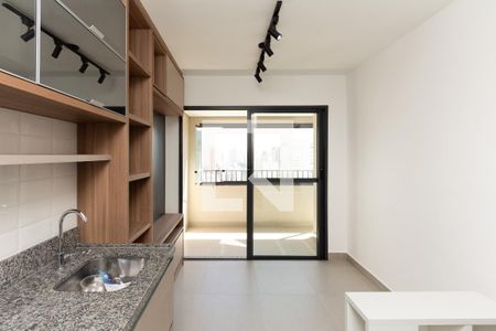 Sala/Cozinha de apartamento para alugar com 1 quarto, 34m² em Moema, São Paulo