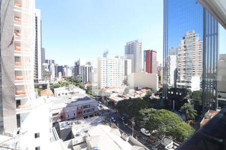 Vista da Sala de apartamento à venda com 1 quarto, 72m² em Pinheiros, São Paulo