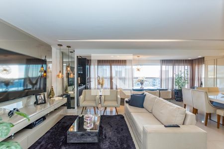 Sala de apartamento à venda com 4 quartos, 142m² em Buritis, Belo Horizonte