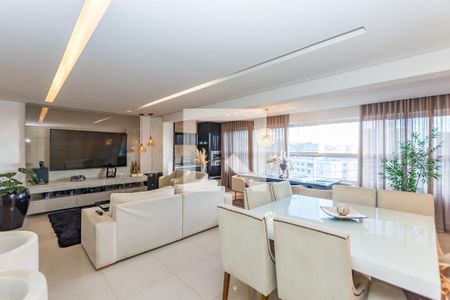 Sala de apartamento à venda com 4 quartos, 142m² em Buritis, Belo Horizonte