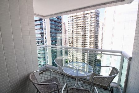 Varanda da Sala de apartamento à venda com 2 quartos, 81m² em Barra da Tijuca, Rio de Janeiro