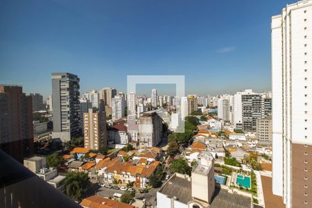 Vista da varanda de apartamento para alugar com 1 quarto, 42m² em Vila Mariana, São Paulo
