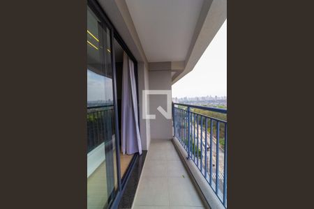 Varanda de kitnet/studio para alugar com 1 quarto, 29m² em Santo Amaro, São Paulo