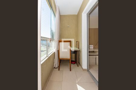 Varanda da Sala de apartamento à venda com 2 quartos, 58m² em Buritis, Belo Horizonte