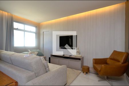Sala de estar de apartamento para alugar com 3 quartos, 140m² em Santo Agostinho, Belo Horizonte