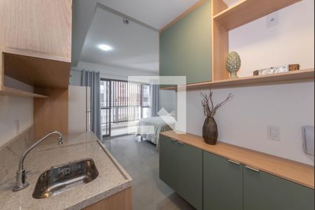 Studio à venda com 30m², 1 quarto e sem vagaCozinha