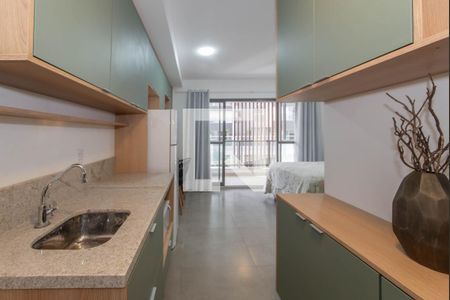 Studio à venda com 30m², 1 quarto e sem vagaCozinha