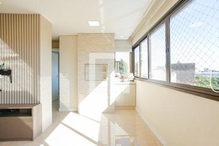 Sala - churrasqueira de apartamento para alugar com 3 quartos, 100m² em Cristo Redentor, Porto Alegre