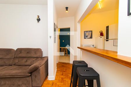 Sala de apartamento à venda com 1 quarto, 48m² em Bela Vista, São Paulo