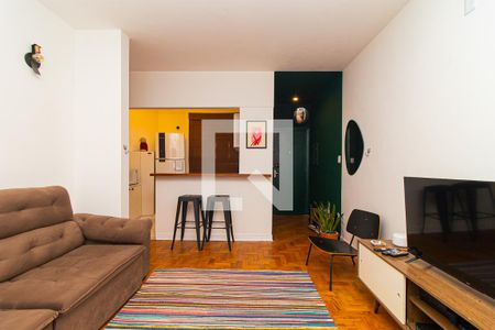 Sala de apartamento para alugar com 1 quarto, 48m² em Bela Vista, São Paulo