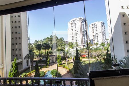 Vista da Sala de apartamento para alugar com 3 quartos, 139m² em Tamboré, Santana de Parnaíba