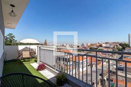 Varanda da Sala de apartamento para alugar com 2 quartos, 67m² em Vila Dom Pedro Ii, São Paulo