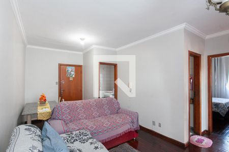 Sala de apartamento à venda com 3 quartos, 75m² em Rio Branco, Belo Horizonte