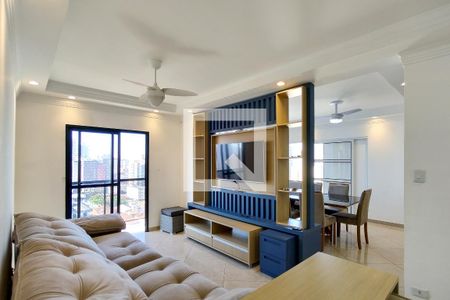 Sala de apartamento para alugar com 3 quartos, 198m² em Tupi, Praia Grande