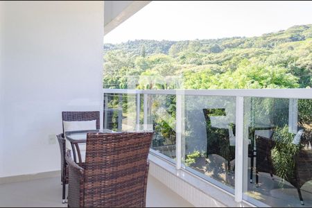 Varanda Gourmet de apartamento para alugar com 3 quartos, 92m² em Córrego Grande, Florianópolis
