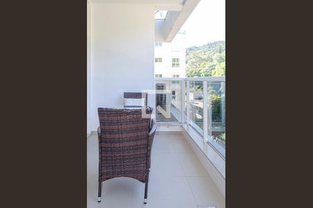 Varanda Gourmet de apartamento para alugar com 3 quartos, 92m² em Córrego Grande, Florianópolis