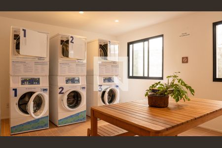 Apartamento para alugar com 25m², 1 quarto e sem vagaLavanderia