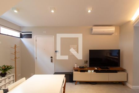 Sala de Estar de casa de condomínio à venda com 2 quartos, 100m² em Brooklin Paulista, São Paulo