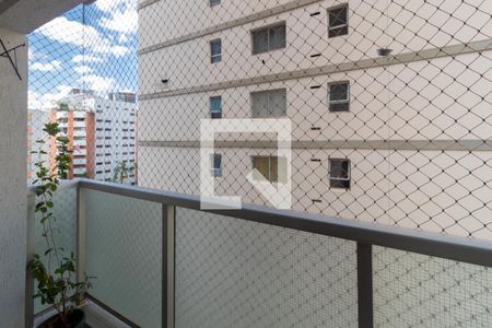 Varanda Sala  de apartamento para alugar com 2 quartos, 63m² em Brooklin Novo, São Paulo