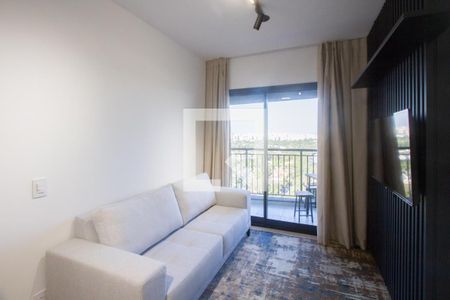 Sala de apartamento à venda com 2 quartos, 45m² em Santo Amaro, São Paulo