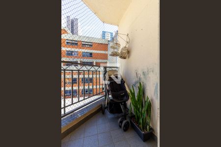 Varanda do Quarto de apartamento à venda com 2 quartos, 59m² em Barra Funda, São Paulo