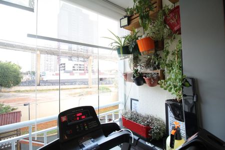Varanda da Sala de apartamento para alugar com 2 quartos, 54m² em Jardim Independência, São Paulo