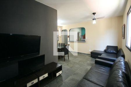 Sala de apartamento para alugar com 3 quartos, 138m² em Loteamento João Batista Julião, Guarujá