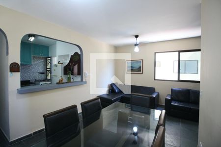 Sala de apartamento para alugar com 3 quartos, 138m² em Loteamento João Batista Julião, Guarujá