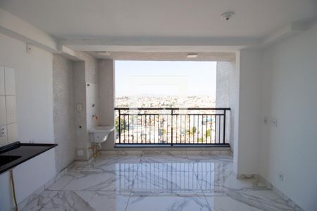 Sala / Cozinha - Área de Serviço de apartamento para alugar com 2 quartos, 38m² em Vila Progresso (zona Leste), São Paulo