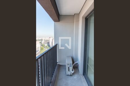 Varanda de kitnet/studio à venda com 1 quarto, 24m² em Paraíso, São Paulo